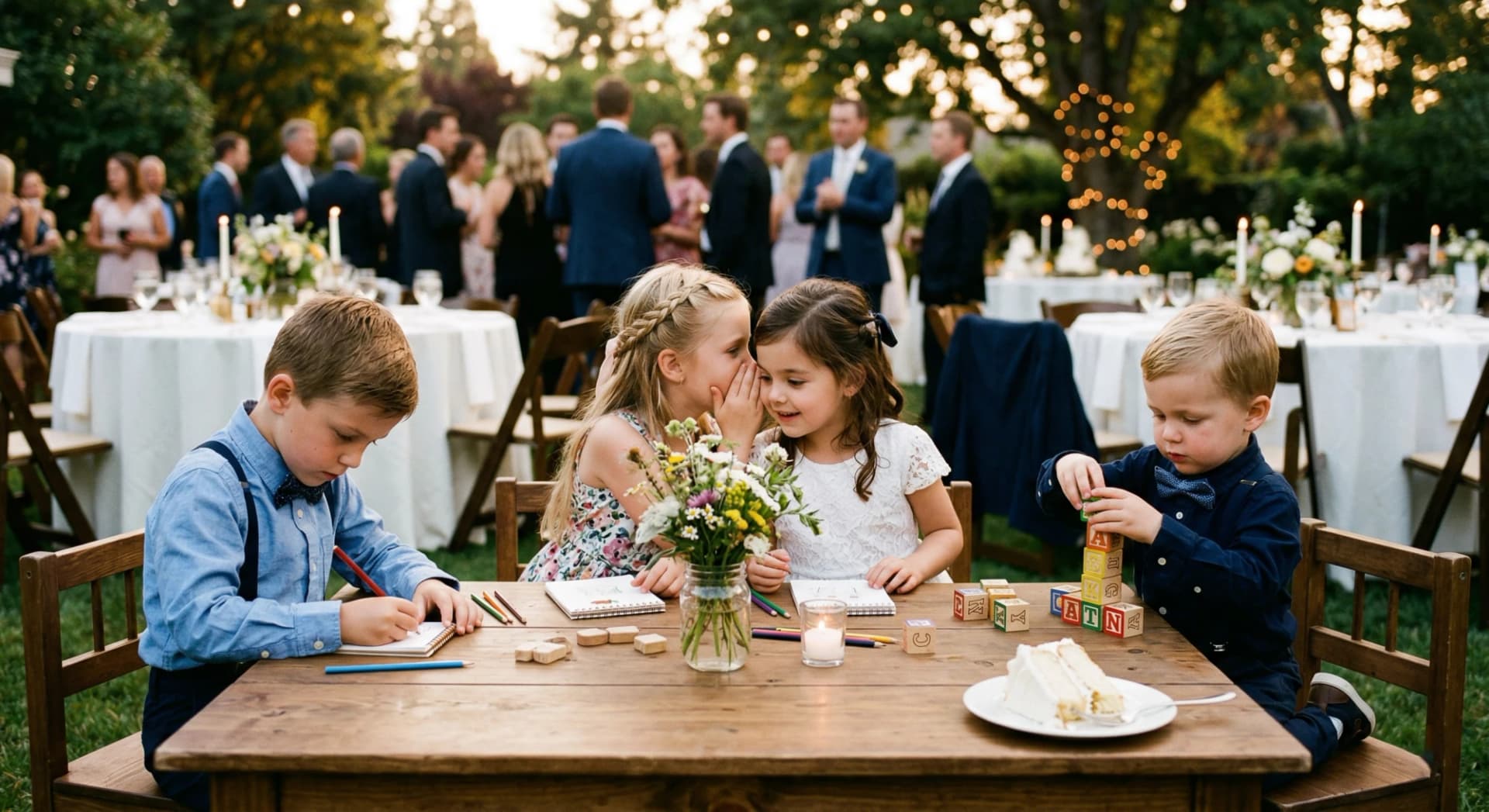 Kindertisch Hochzeit